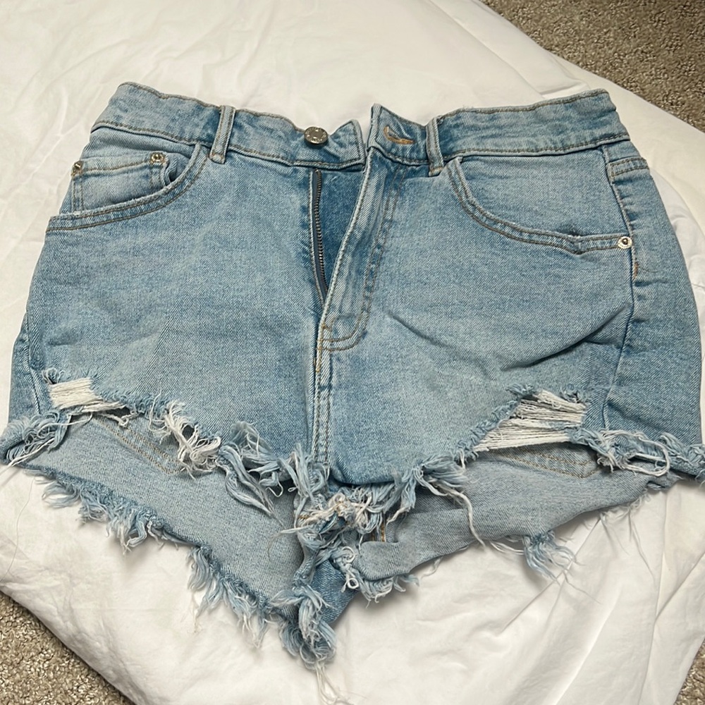 Zara jean shorts